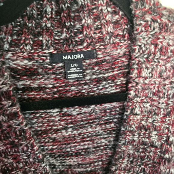 Majora Classic Thick Knit Short-Sleeved Cardigan w/ belt - Picture 8 of 9